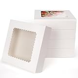 Matériau : la boîte de boulangerie GXFCING est fabriquée en carton de qualité alimentaire, ne contient pas d'agents fluorescents ni d'éléments métalliques lourds, et est sûre à utiliser