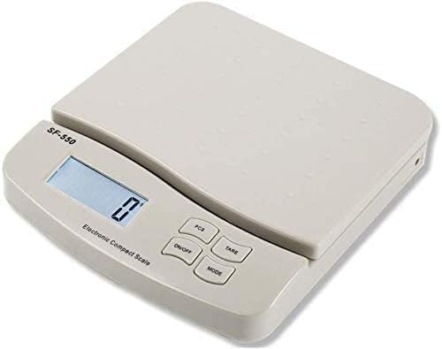 Electronic Scales Digital Pocket High-Precision Kitchen Food Jewelry with Back-Lit LCD Display Tare and PCS Features Stainless Steel (White 25kg/1g) (White 25kg/1g)