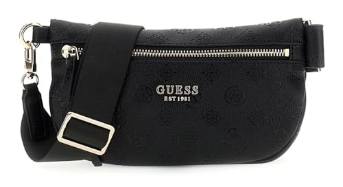 GUESS sac à épaule bandoulière Devon Sling compact et fonctionnel en noir