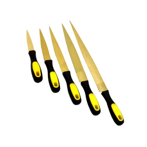 Angoily Juego De 5 Limas De Acero Para Tallar Madera Escofina Para Carpintería Herramientas De Carpintero