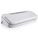 Food Sealer - Automatic Vacuum with Non-Vacuum Seal Optio - LED Indicator – Preserve Dry & Moist Foods Fresh up to 3 Months – Lightweight - Fits up 12 Inch Rolls – 5 Free Bags White