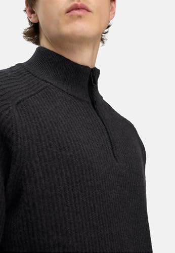 camel active Herren Strick-Troyer aus Reiner Lammwolle Navyblau, Menswear-XXL – Ansicht 6