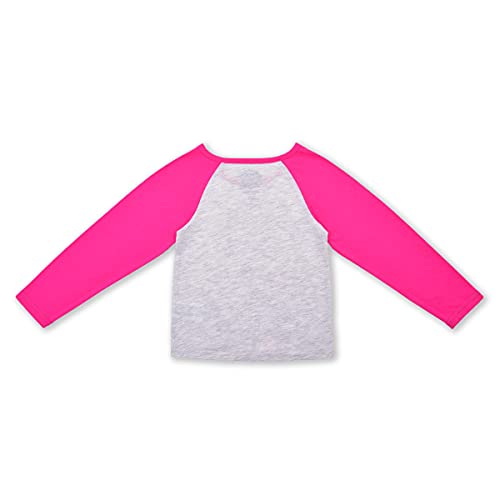 Nickelodeon Paw Patrol Girls’ Long Sleeve Shirt And Jogger Pants Set For Toddler And Little Kids – Grey/Pink #TOP2