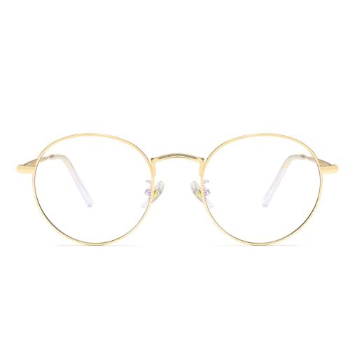 Image of KINGSEVEN Anti-Blue Light Glasses,Ultra-Light Frame Glasses For Men And Women, Prevent Eye Fatigue And UV Glare