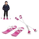 Snow Play Funny Carve 1st Step 42cm - aerodynamische Bauweise, Skistöcke 60 cm, sichere /...