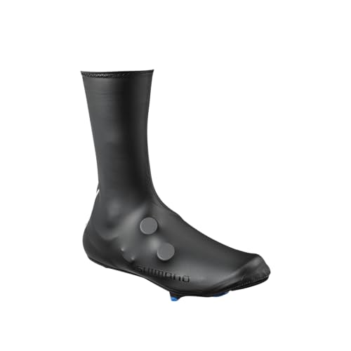 Cubierta para zapatillas de ciclismo Shimano, ajuste DUAL, impermeable, negro, talla S (37-39) miniatura 1
