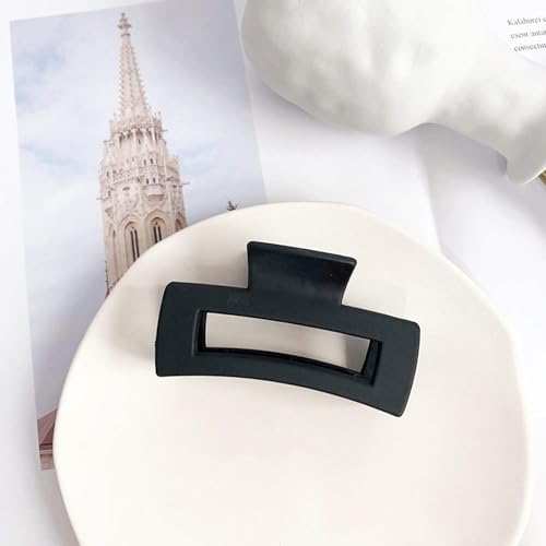 2Pcs Purple Hair Clip, Retro Hollow Women Fashion Strong Large Clips for Washing Face Ultra-light Styling Accessories, One Size miniatura 4