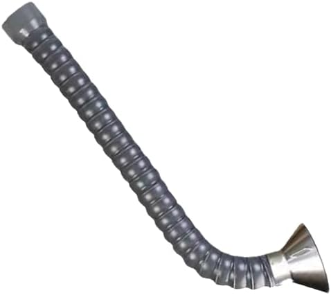 Flexible Welding Fume Extractor Hose, 1.5m Industrial Duct Arm with Hood, Articulated Collection Pipe for Soldering Fume Removal in Laboratories and Factories (160mm)