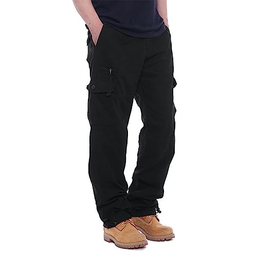 Mens Cargo Pants with Pockets Tactical Pants Hiking Sweatpants Casual Athletic Jogger Sports Outdoor Trousers2