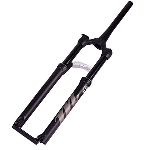Fourche de bicyclette suspension air et tube conique vélo de montagne
