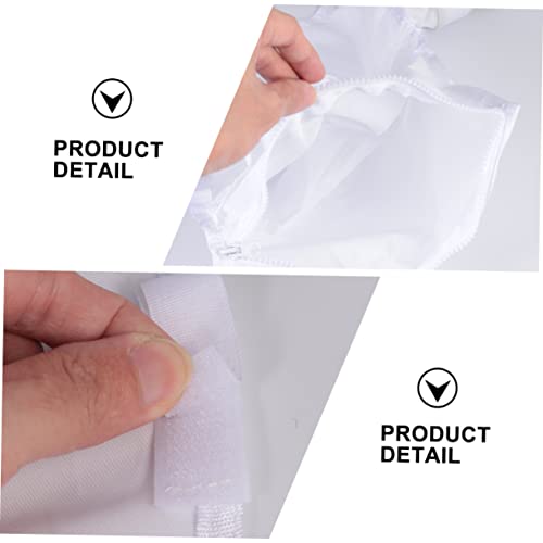 SUPVOX 2pcs Filter Bag Vaccuum Cleaners Pool Cleaner All Purpose Bag Multi Purpose Cleaner Replacement Pool Cleaner Bag Vacum Cleaner Zipper Replacement Bag for 280 Part Inflatable White