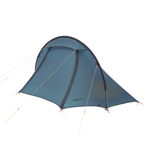OEX Bobcat I Ultralight 1 Man Tent, Backpacking, Wild Camping and Hiking, Under 1kg, 3 Season, Porch, Sil/Nylon Waterproof, Trekking and Expedition, Blue