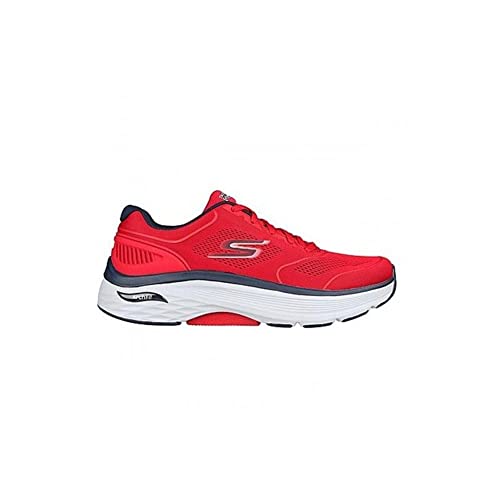 Tênis Max Cushioning Arch Fit - Swi, Skechers, Masculino, Vermelho / Azul Escuro, 40