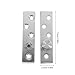 PRETYZOOM 2pcs 360 Degree Rotatable Pivot Hinges for Cabinet Doors Small Concealed Door Center Shaft Hinges Heavy Duty Industrial Hardware for Shed