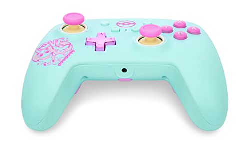 PowerA Manette filaire améliorée pour Nintendo Switch, modèle Switch OLED et Nintendo Switch Lite, accessoire de jeu, manette de jeu, manette filaire, sous licence officielle - Pokémon : Sweet Friends
