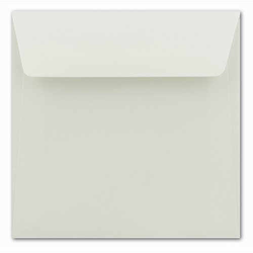 DIN B6 White Envelopes 160 x 160 mm, cream, 75 envelopes - Image 2