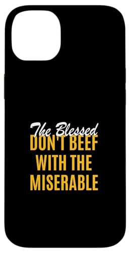 University Varsity-�S�[���h�J���[ Too Blessed To Be Miserable �X�}�z�P�[�X iPhone 14 Plus �p