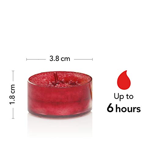 Yankee Candle True Rose Tealight Candles, Tea Light (X12), Red #TOP1