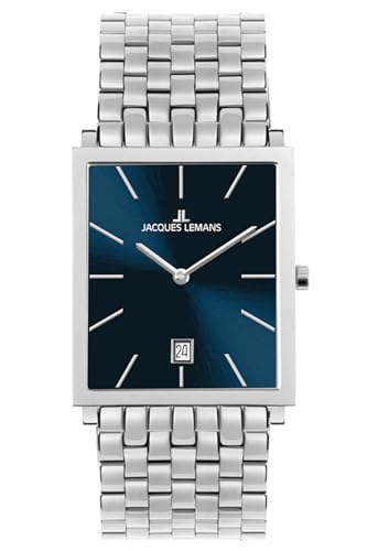 Preisvergleich Produktbild JACQUES LEMANS Herrenuhr Nizza Blau 1-2173H