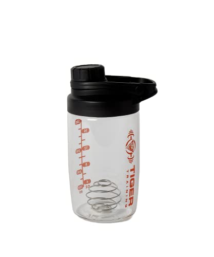 Tiger Training Cleanshake the Original Odor Free Glass Protein Shaker Bottle 700ml, Dishwasher Safe, No More Bad Smells