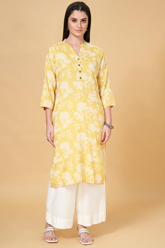 Image of Rangmanch by Pantaloons Women's Cotton Printed Regular Kurtas