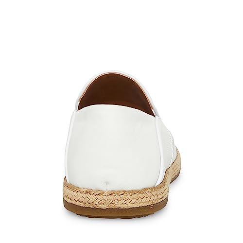 Steve Madden Alpargata Caydenn feminina, Couro branco, 10