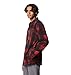 Columbia Men's Steens Mountain Printed Shirt Jacket II, Sail Red Omblur, Small
