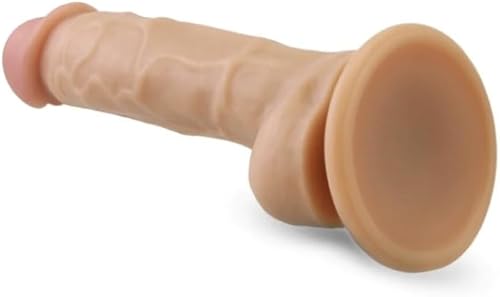 Miniatura 5 de Varita de placer curvada delgada 7.2 ultra suave con base de succión fuerte DM41023