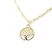 Tree of Life Pendant Necklace, 14k Gold plating necklace for women and teen girls with a Symbolic charm, Tree necklace, Unique handmade bohemian jewelry, Gift for Her
