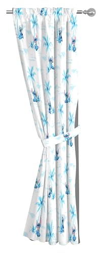 Cortinas de Lilo y Stitch Jay Franco de 4 piezas que alegran cuartos infantiles 5