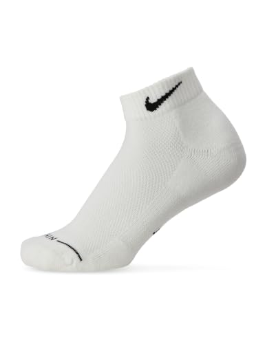 Nike Everyday Plus Low Cut Cushioned Socks (6 Pairs) with Dri-FIT Technology - Multi-Color, Medium