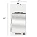 Markwort Dry Erase Double-Sided Volleyball Coaches Roster Clipboard