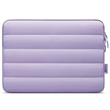 Matelassé et Rembourré: Constitué d'un design de protection à quatre couches. L'extérieur est fait d'un matériau matelassé gonflé et doux au toucher, d'une mousse de rembourrage antichoc de 8 mm, tandis que l'intérieur dispose d'une doublure veloutée. Cette combinaison protégerait entièrement l'ordinateur portable de l'eau, de la saleté et des cicatrices accidentelles, elle protège certainement l'ordinateur portable des chocs pendant le transport.