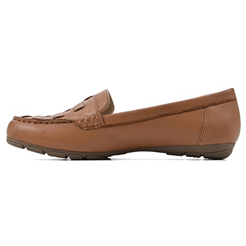 Cliffs By White Mountain Women's Giver Loafer, Tan/Tumbled/Smooth, 7.5 M #TOP3