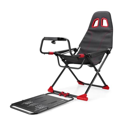 Racing Simulator Wheel Stand Sim Steering Gaming Foldable Adjustable Seat Cockpit Xbox Logitech Thrustmaster PS2 PS3