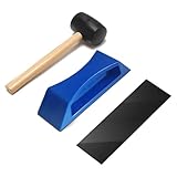 Floor Gap Fixer Tool – Easy Plank Grabber with Mallet & Washable Pads, Quick Flooring Tools for Laminate, Vinyl & Hardwood Repair at Home