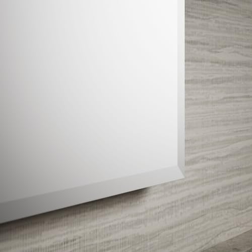 Kohler CB-CLC3526FS Double Door Beveled Mirrored Medicine Cabinets for Bathroom with Mirror Doors & Adjustable Shelves, Rectangular Beveled Edge, 35 in. W x 26 in. H - image 4