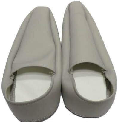 Fits 2011-2017 Nissan Quest Synthetic Gray Leather Seat Armrest Covers - SET (Skin Only)