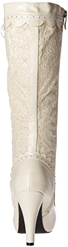 Ellie Shoes Women's 414-Mary Boot, White, 8 M Us #TOP2