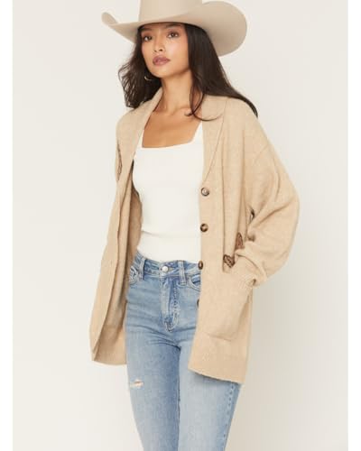 Idyllwind Women's Sparhorse Cardigan Sweater - IWFA25SW43-KHK X- US Khaki2