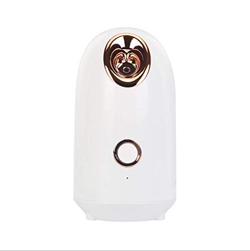 Facial Steamer Nano Ionic Face Steamer for Home Facial Warm Mist Humidifier Steamer for Unclogs Pores Face Spa Moisturizing Cleansing Pores with Stainless Steel Skin Kit and Hair Band