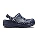 Crocs Kid's Baya Lined Clogs, Navy/Navy, 13 US Unisex