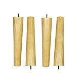 Matériaux de haute qualité : vieux bois de chêne naturel strictement sélectionné, haute résistance, résistance aux hautes températures et pas facile à casser, grain du bois original unique, plusieurs processus de polissage et de meulage pour former un cône, meubles de soutien plus stable, 4 pieds en bois massif peuvent supporter jusqu'à 600 kg.