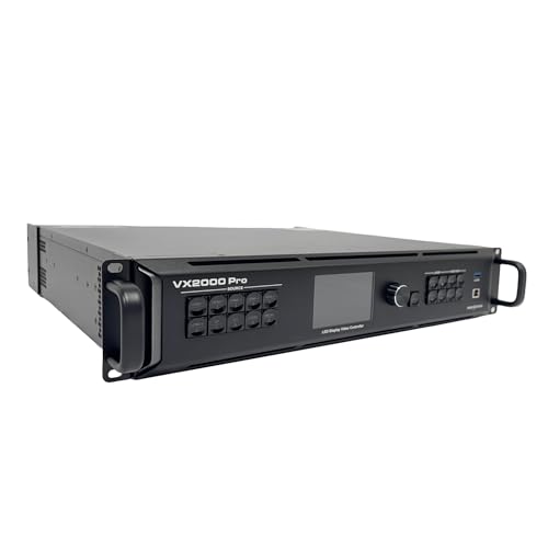 Image of Novastar VX2000 Pro LED Video Processor - 4K HDR10 Display Controller with HDMI 2.0, 20 Ethernet Ports, Genlock, Multi-Layer Splicing & 3D LUT for Stage, Control Room & Broadcast LED Screens
