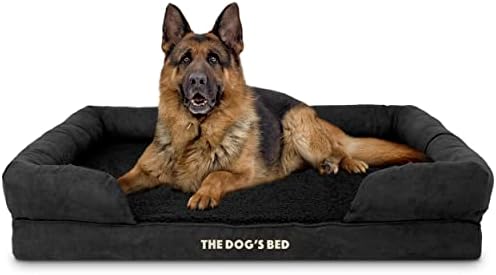 The Dogs Bed Orthopaedic Dog Bed Heritage Collection XL Blue/Red Waterproof Memory Foam Dog Bed