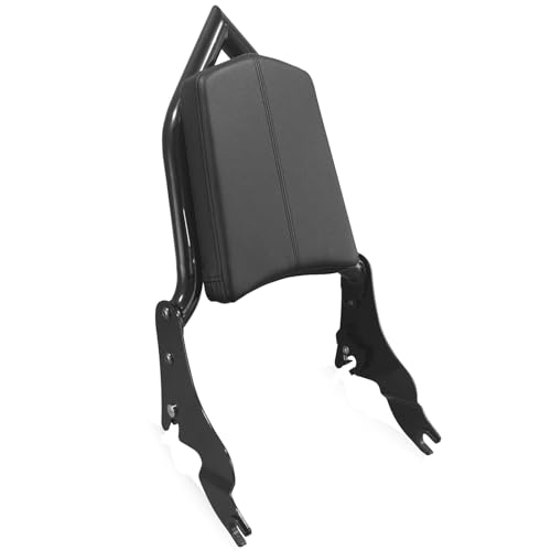 SWESGI Adjustable Short Sissy Bar for Harley 2009-Later Touring Quick Release Low Profile Passenger Backrest for Road King Road Glide Street Glide Electra Glide Road King Ultra CVO Limited