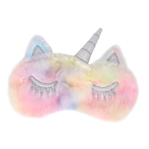 Zerodeko Antifaz para Dormir Unicornio Suave y Opaco Cubierta Ligera para Ojos Cómodo Antifaz de Sombra para Mujeres y Niñas Diseño Colorido para Viajes y Siestas