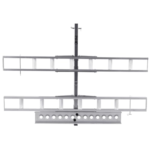 Vevor ALUMINUM MOTORCYCLE CARRIER 600 LBS Motorcycle Hitch Carrier 600 Lbs, Aluminum Dual Motorcycle Carrier Hitch Mount, With Loading Ramp, Scooter Dirt Bike Trailer Hauler thumb #8