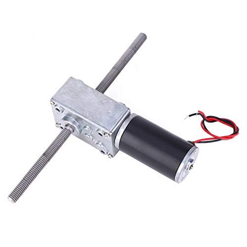 Motor de engranaje helicoidal con rosca derecha e izquierda M8 y eje dual de 120 RPM 5