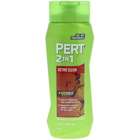 Pert 2 in 1 Active Clean Shampoo and Conditioner for Unisex - 13.5 oz Shampoo and Conditioner Cover